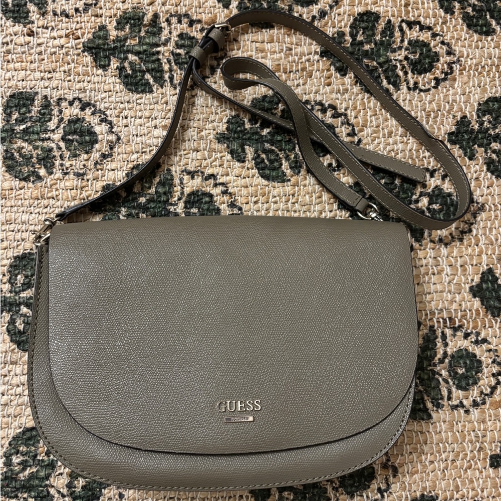 Guess Sage Green Shoulder Bag